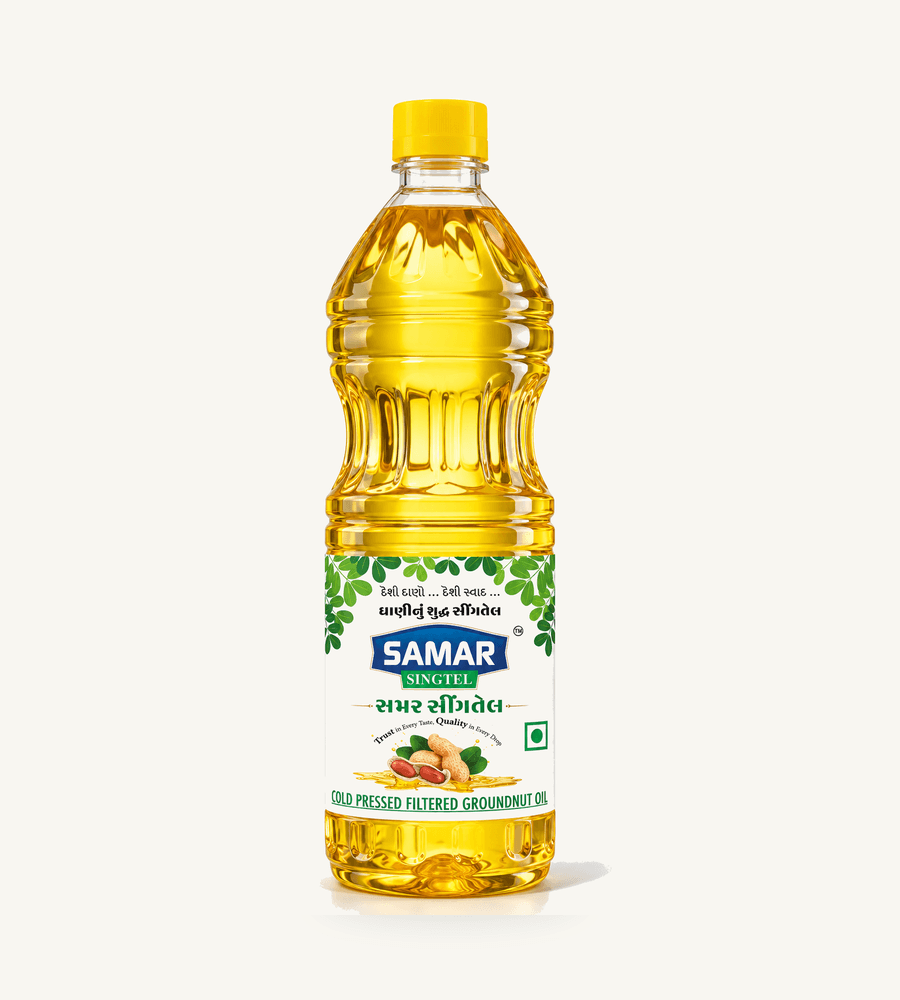 Samar Singtel 1 Litre groundnut oil bottle